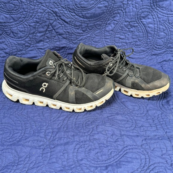 On Running Cloud Running Shoes Black Lightweight Comfort Size Men's 7.5 See Pic - Picture 1 of 10